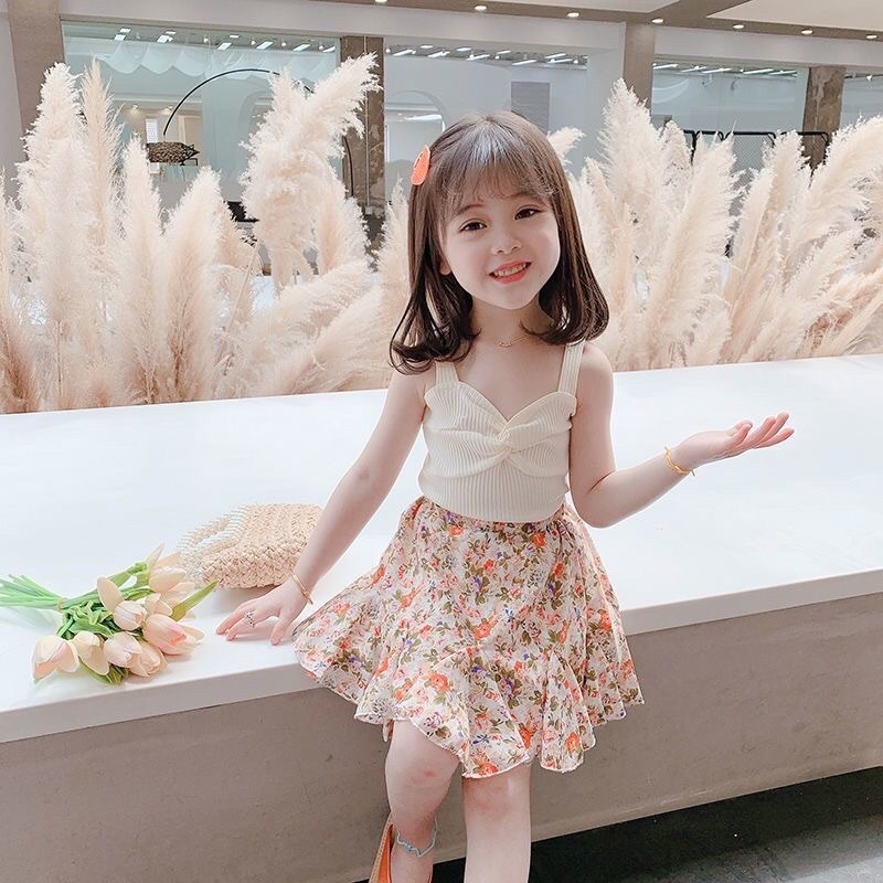 Floral skirt toddler best sale