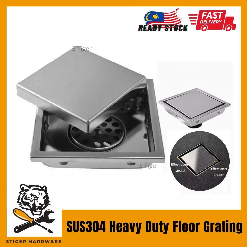 Thick Stainless Steel Anti-odor Square Floor Drain Waste Drain