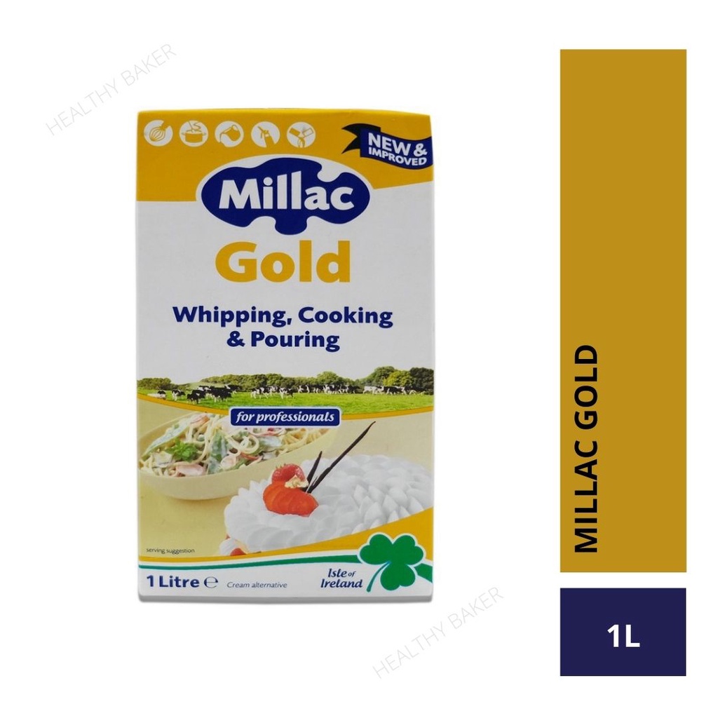READY STOCK MILLAC GOLD WHIPPING CREAM / 1L / BAKING NEEDS | Shopee ...