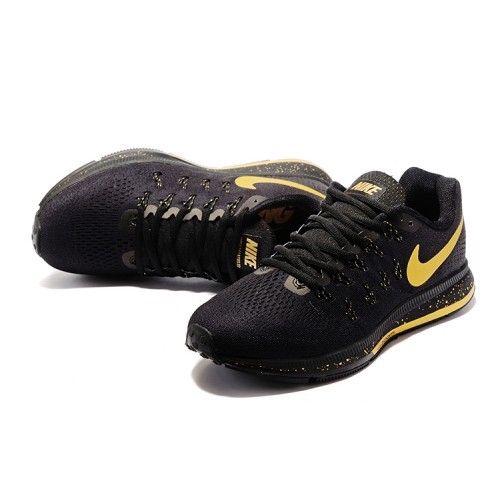 NIKE AIR ZOOM PEGASUS 33 BLACK GOLD Shopee Malaysia