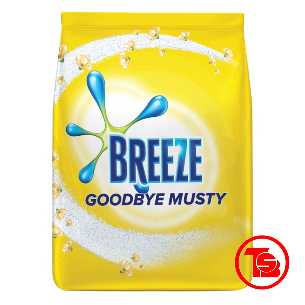 Breeze Detergent Powder Indoor Drying Goodbye Musty (2.1/2.3kg