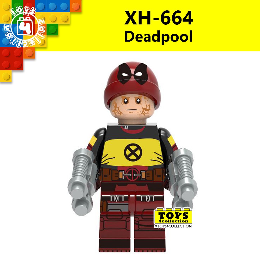 XINH 664 Deadpool X Man Minifigures Block Compatible Building Blocks ...