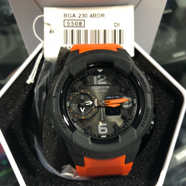 Casio baby g orange hot sale