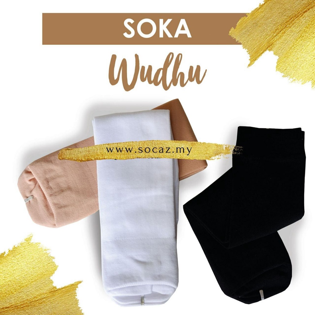 Stokin Soka Wudhu premium | Shopee Malaysia