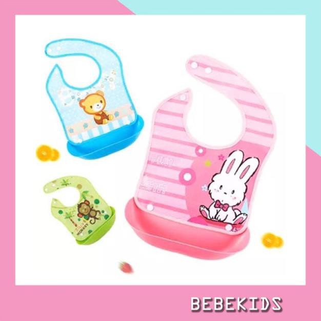 Weaning Bibs With Button Troughs For Boys / Girls (Wholesale) Shopee