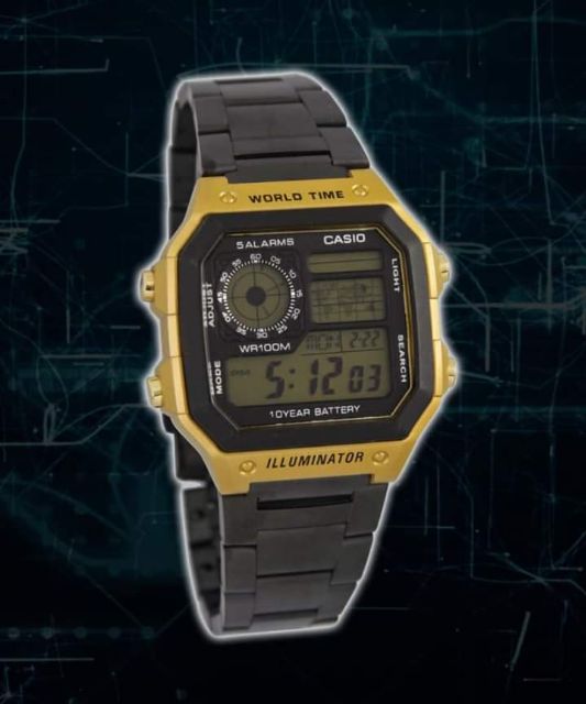 CASIO AE1200 GOLD BLACK SILVER Shopee Malaysia