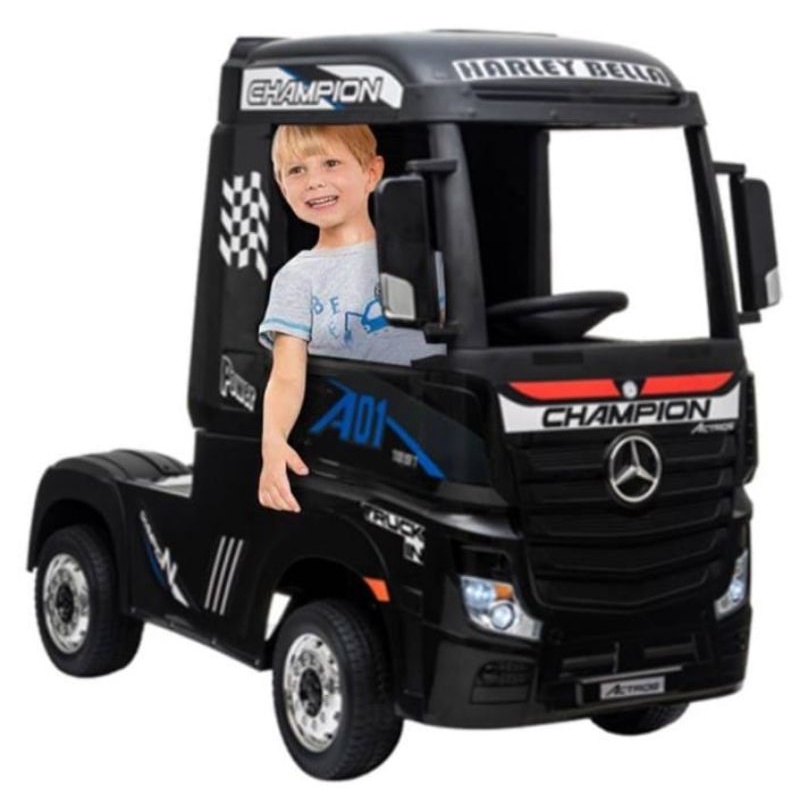 Kids Ride On Mercedes Lorry Truck 12V Electric Car RC Remote Control ...