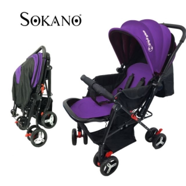 Obaby purple hot sale stroller