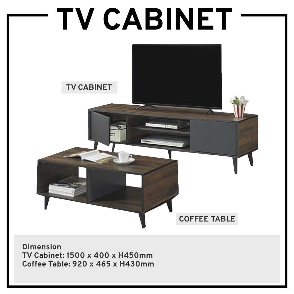 TV Cabinet TV Console Furniture Table Living Hall | Shopee Malaysia