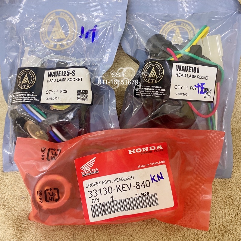 Headlamp Headlight Socket Class Wave100 Wave125s RGS Shopee Malaysia