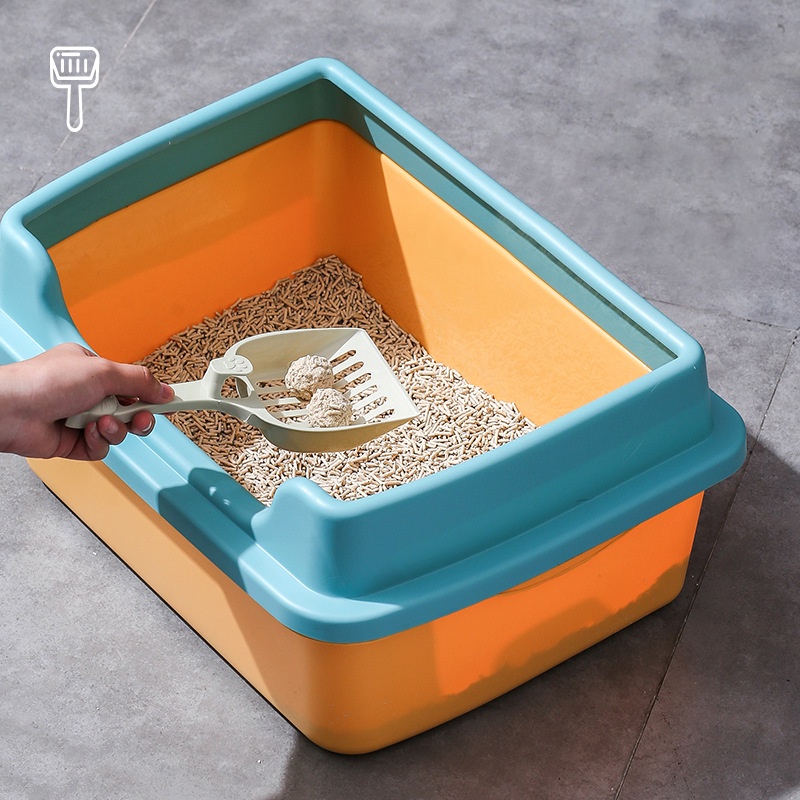 3 8l cat feeder Litter Box Oversized Removable Fully SemiEnclosed Cat