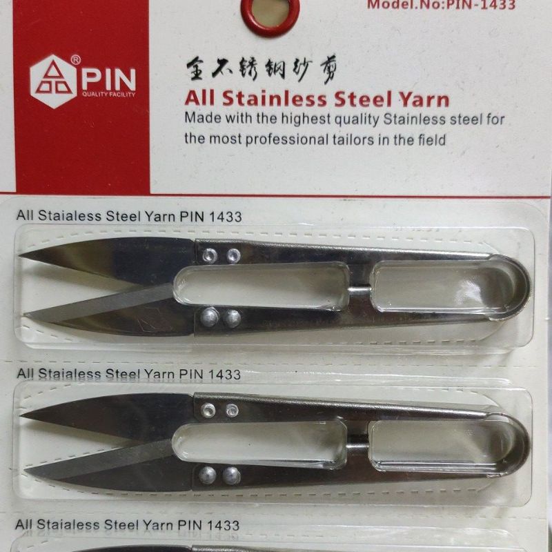 Gunting benang snipper stainless steel Pin -1433/thread cutter/kacip ...