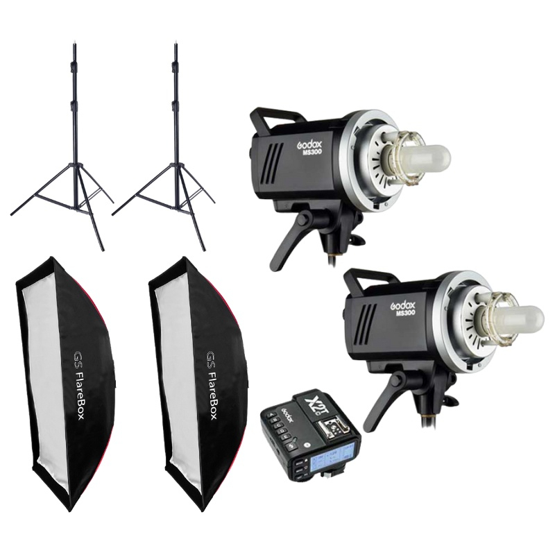 Godox MS300 Kit Studio Strobe Light Kit (300W) Shopee Malaysia