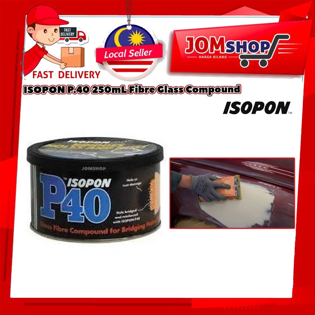 ISOPON P40 Fibre Glass Compound/ ISOPON P40/ Hole Repair Kit/ Bridge Holes Paste Fibre/ Car Body