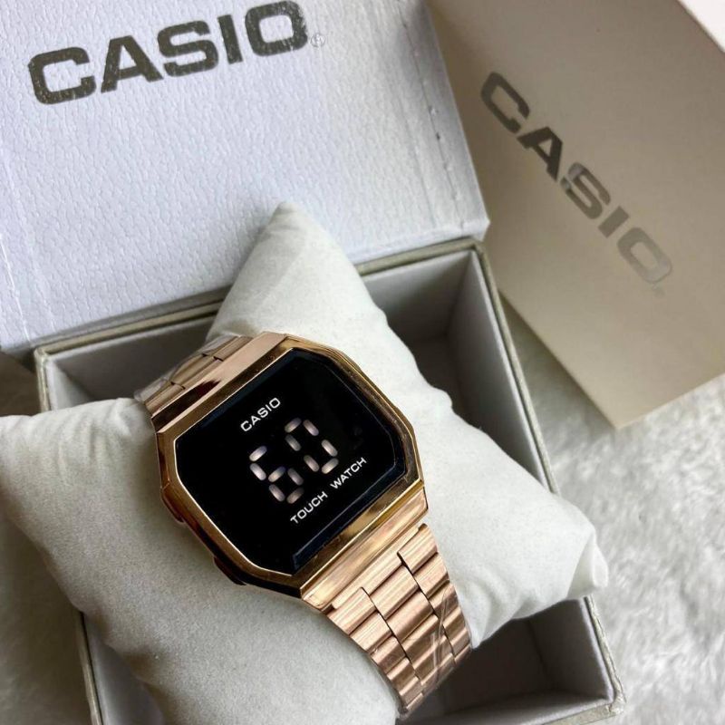 Casio touch screen online watch features