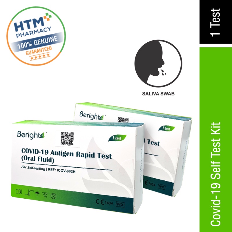 Beright Covid19 Saliva Antigen Rapid Test Kit [MDA Approved] Shopee Malaysia