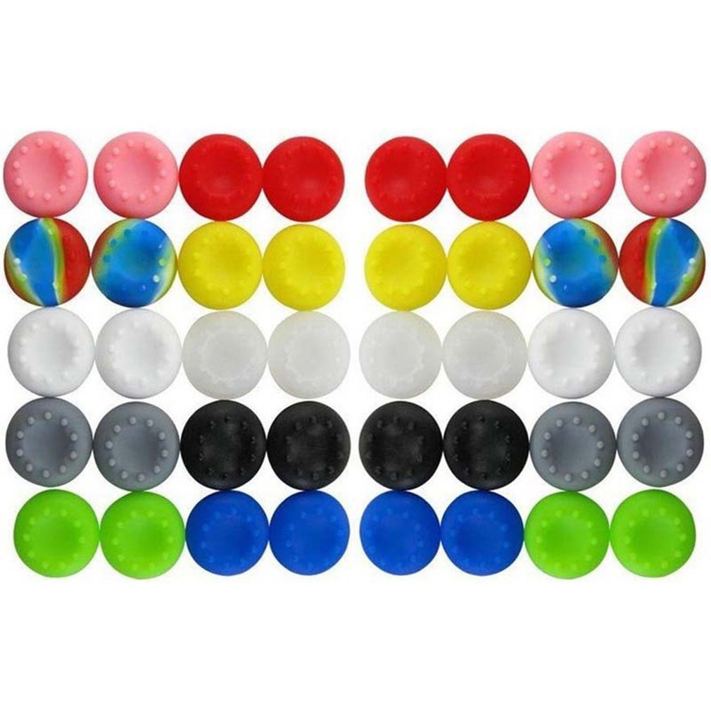 for PS5 PS4 PS3 Xbox 360 Xbox One Switch Pro Wii u Controller Silicone  Thumb Grip Cap Joystick Thumbstick (#J) 