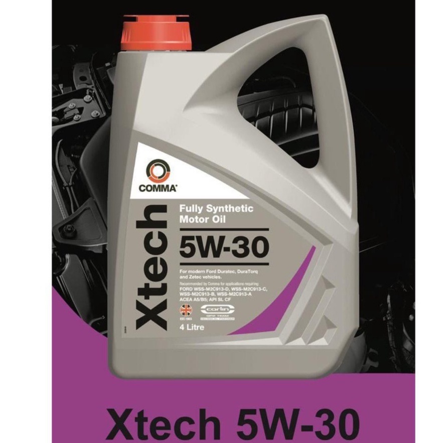 Comma Xtech 5W30 Fully Synthetic Engine Oil (4L) | Shopee Malaysia