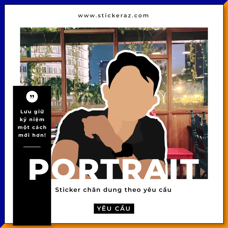 Custom Portrait Sticker - Custom Portrait Sticker | Shopee Malaysia