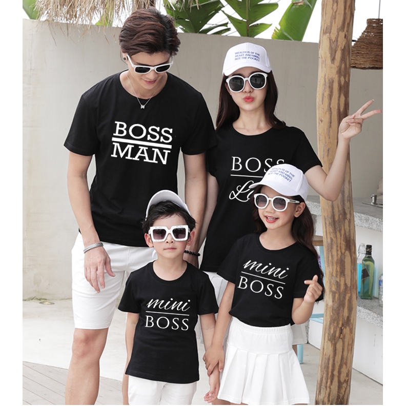Boss Lady Mini Boss Matching Shirts Family Matching Boss Man Boss Lady