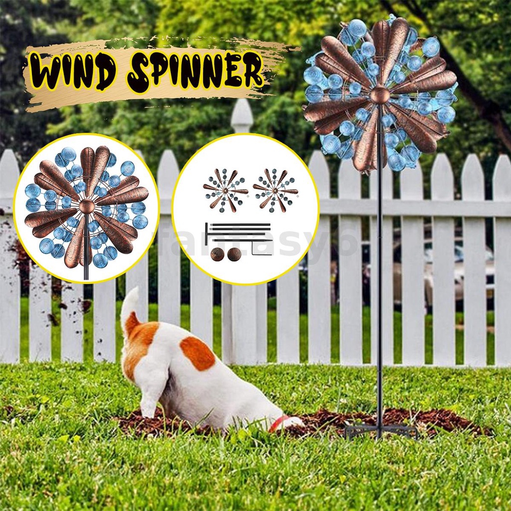 Shooting Star Yard Art Metal Windmill Shooting Star Wind Spinner