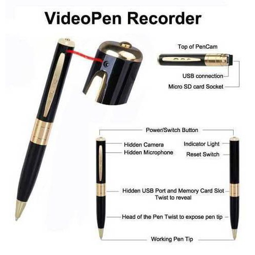 dv spy camera pen