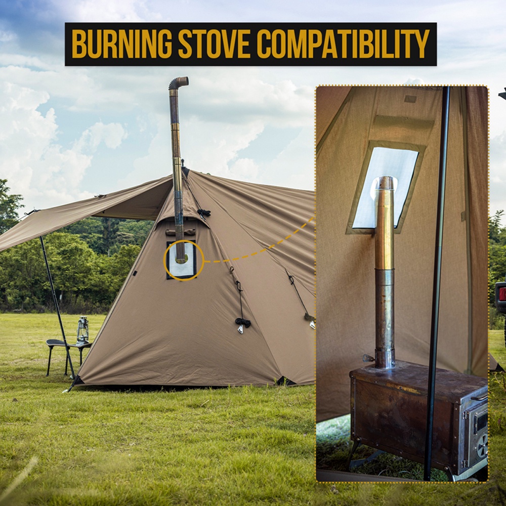 OneTigris® ROC SHIELD Bushcraft Tent (TC Version) - Outdoor Camping ...