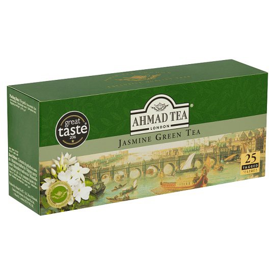 Ahmad Tea - Green Tea - 25 Tagged Tea bags