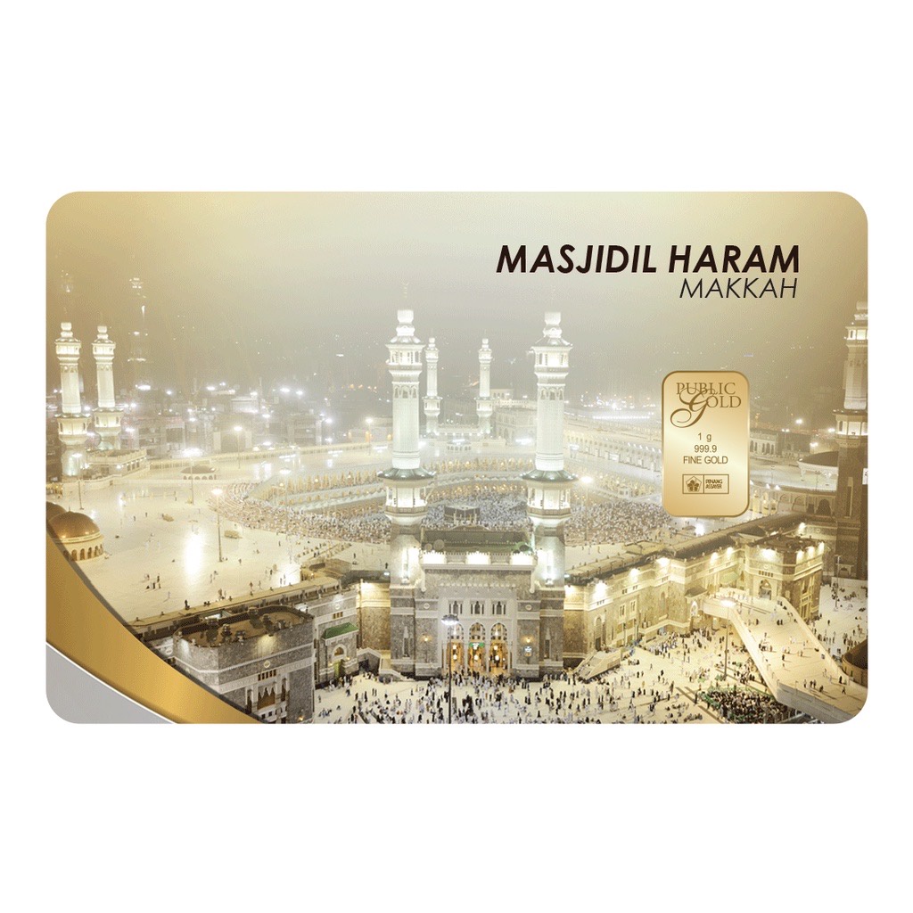 [New Launch] Public Gold Bullion Bar 1g (Au 999.9) - Masjidil Haram ...