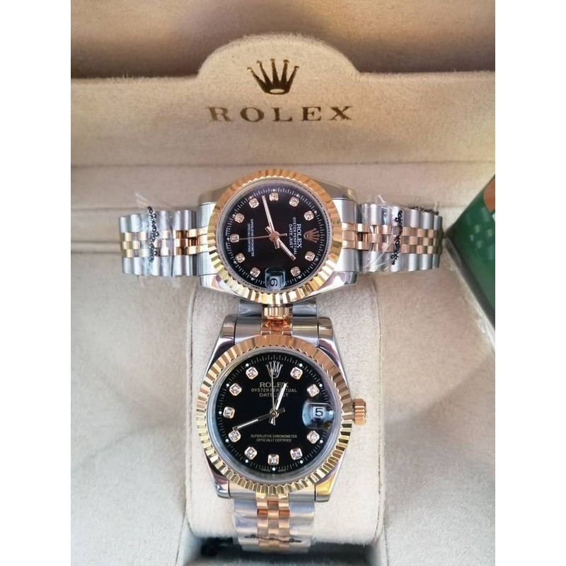 Rolex datejust couple on sale watch