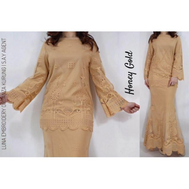 Luna Printed Kurung - Blush main image 0