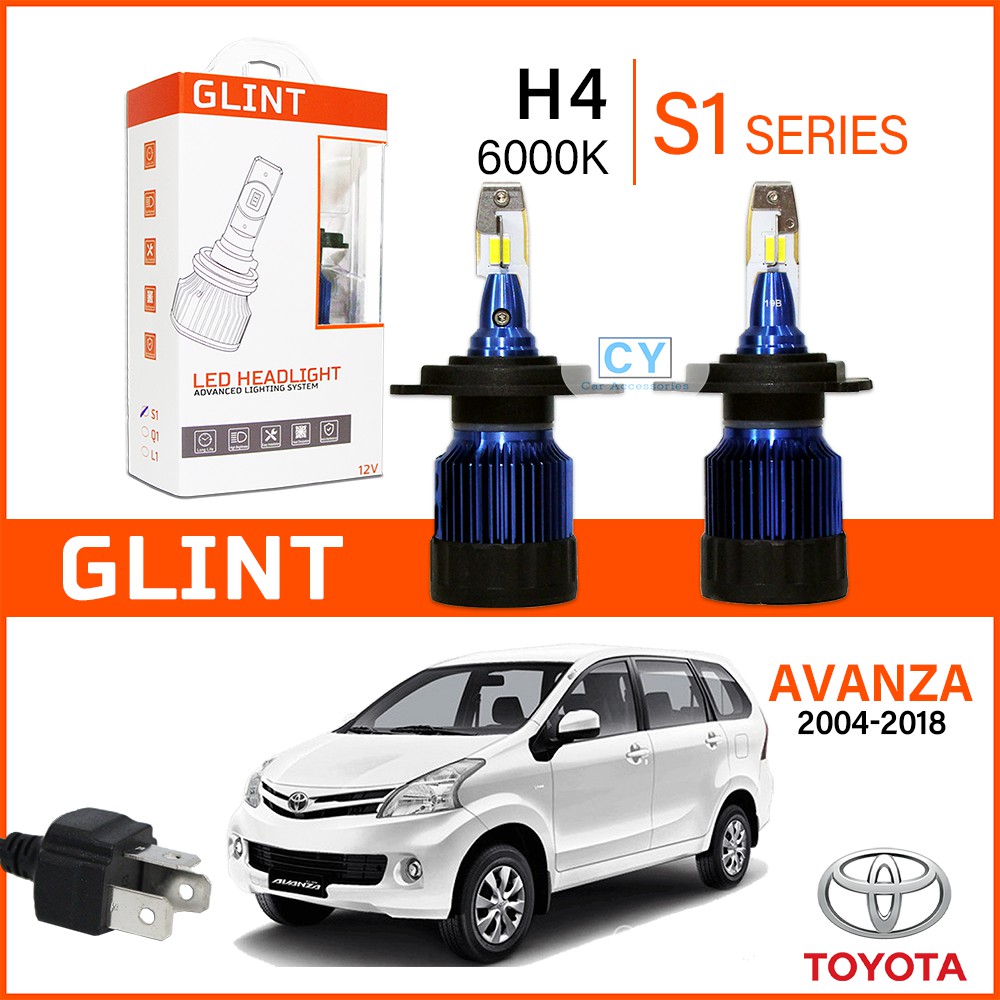 GLINT S1 Series Car LED Headlight Bulb H4 H11 TOYOTA AVANZA 2004