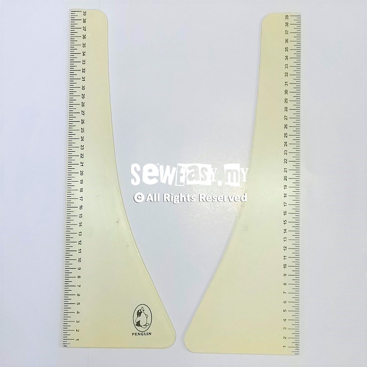 Penguin Big Head Ruler (White Colour) | Shopee Malaysia