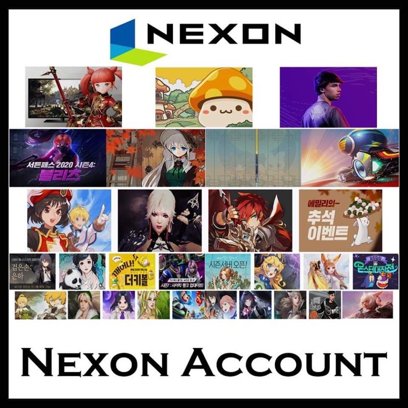 pc game board games nintendo switch games ps4 games Nexon Korea Account