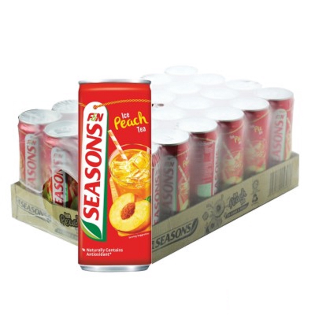 F&N Seasons Ice Peach Tea (24 x 300ml) | Shopee Malaysia