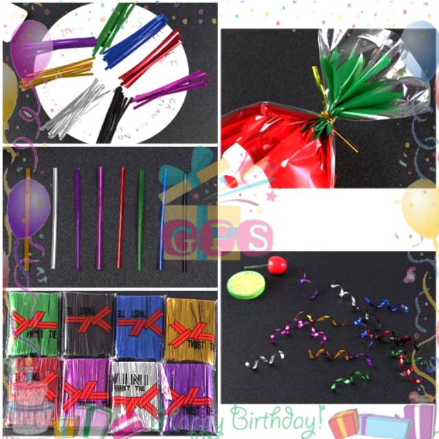 Fill 20 pieces of WIRE RIBBON pieces | Twist Tie Wire | Shopee Malaysia