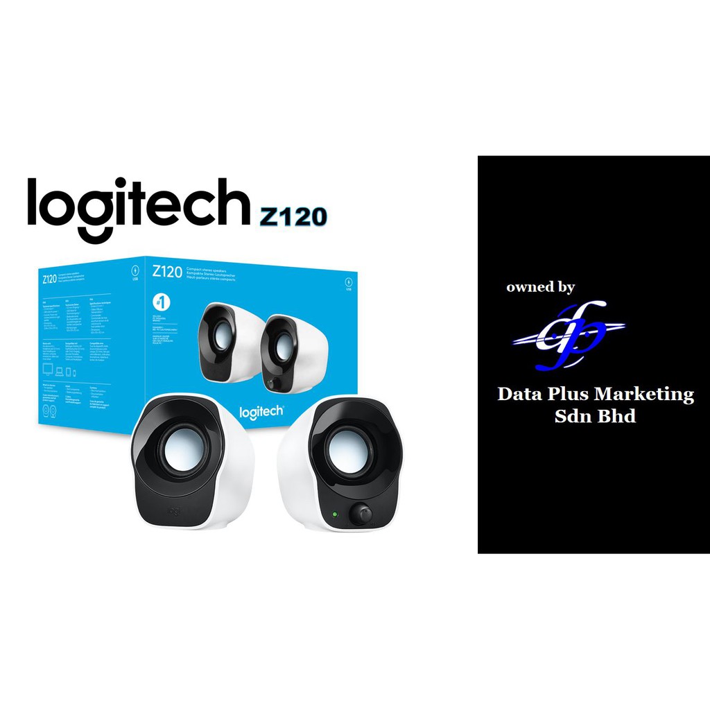 Logitech Z120 COMPACT STEREO USB Powered SPEAKERS | Shopee Malaysia