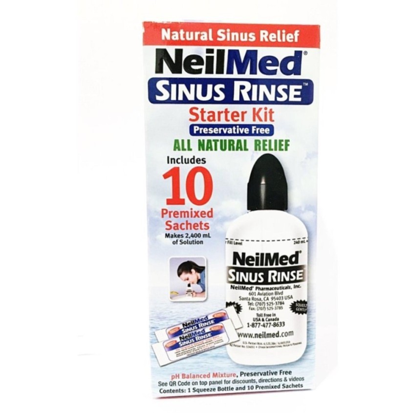 Neilmed Sinus Rinse Starter Kit (1 Bottle + 10 Sachets) | Shopee Malaysia