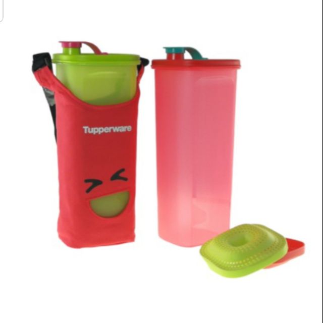 Tupperware Smiley Fridge Bottle Water Tumbler 2L(Ready Stock) | Shopee ...