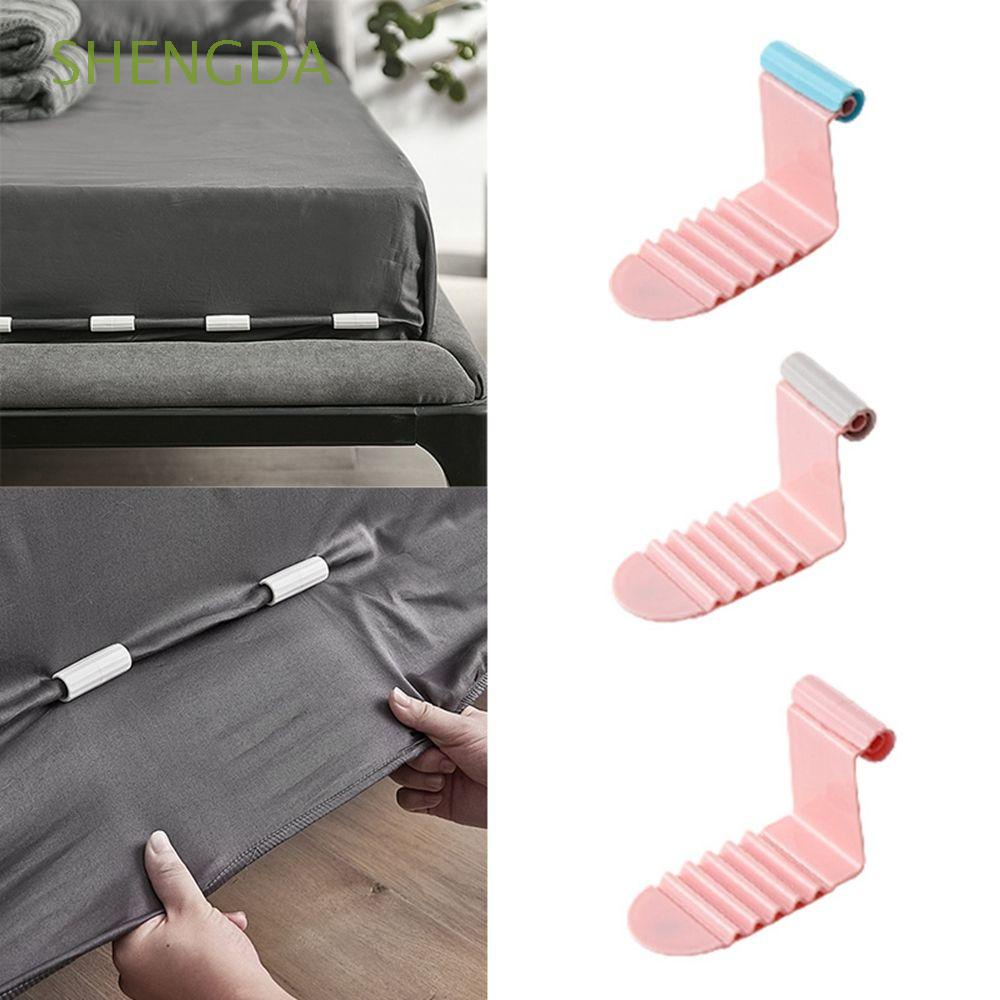 Shengda Plastic Bedsheet Clips Invisible Fasteners Bed Cover Grippers 6pcs Anti Running Slip 