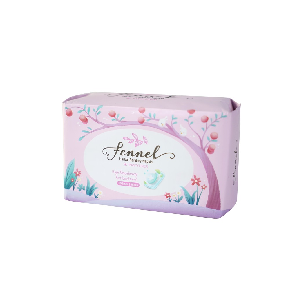 Fennel Herbal Cottony Ultra Slim Panty Liner Antibacterial 🔰