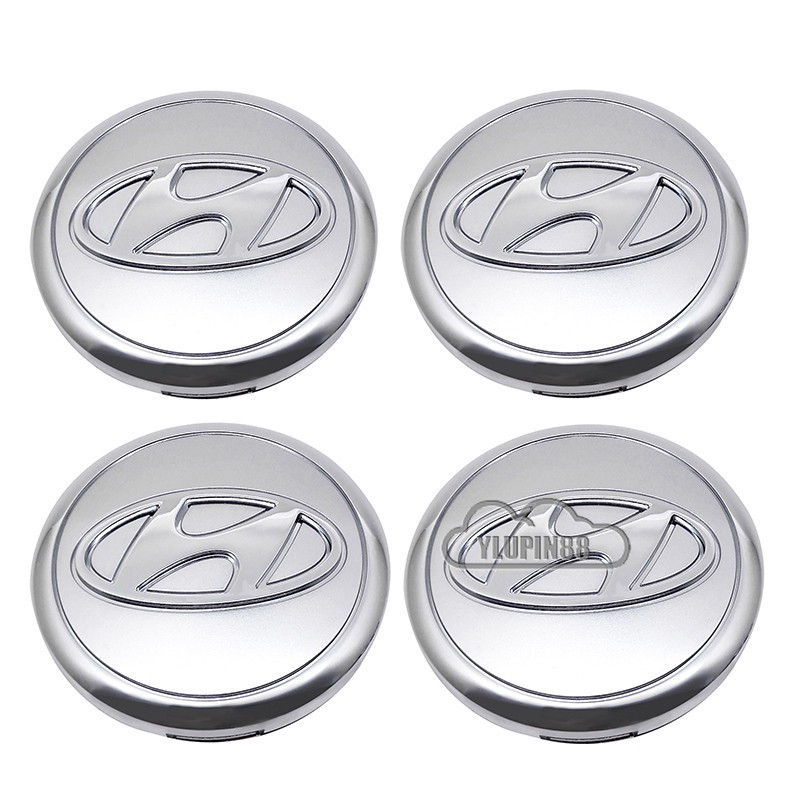 4pcs Car Wheel Center Hub Caps Cover Auto Emblem Badge Wheel Rim Hub