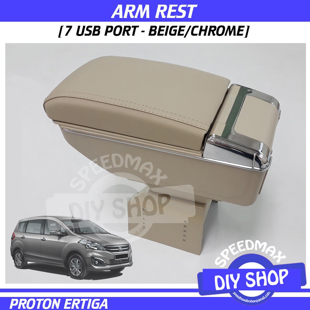 Proton Ertiga 2016 2017 2018 2019 2020 2021 Arm Rest Slidable 3 USB / 7