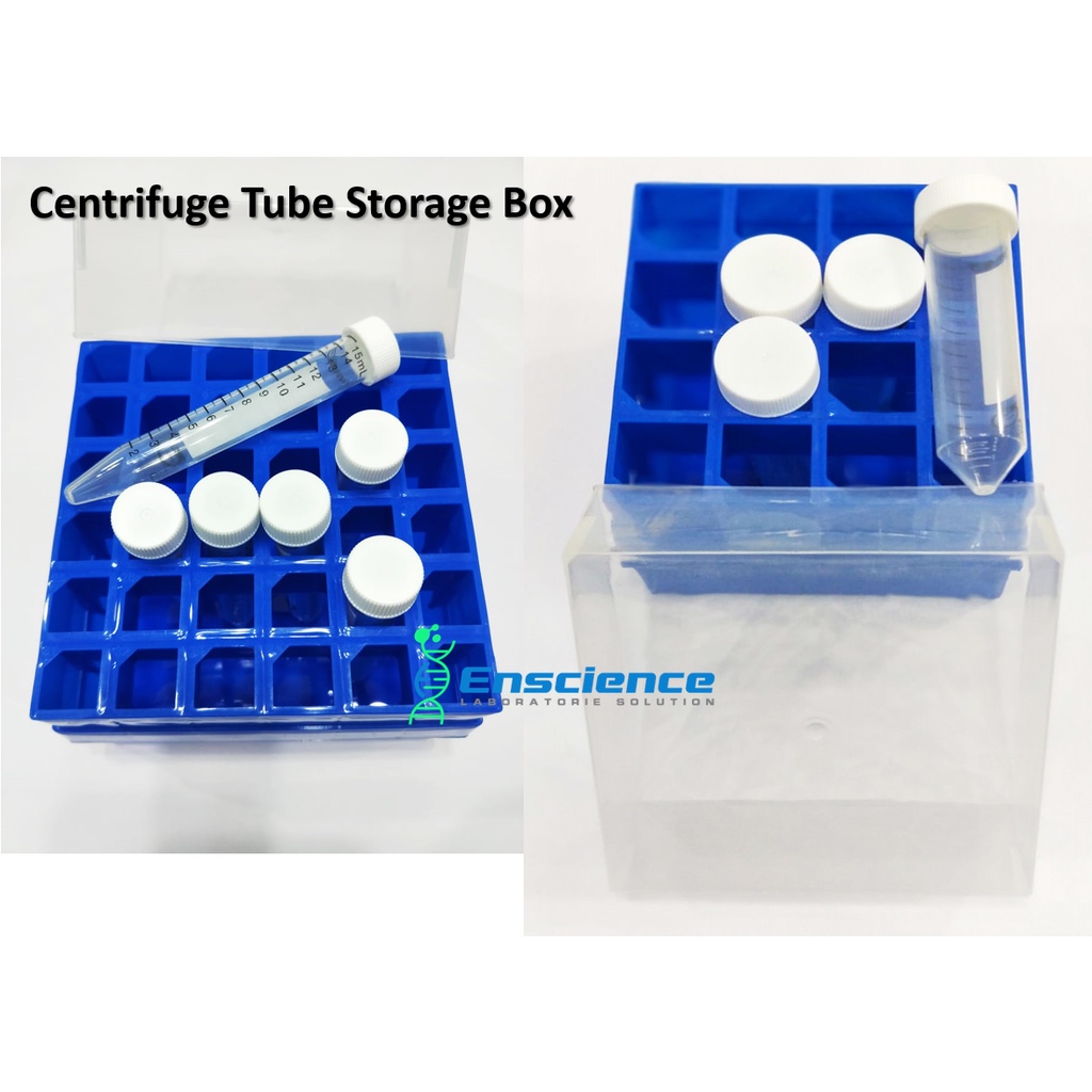 Tube Box for 10mL, 15mL & 50 mL Centrifuge Tubes - Cardboard and ...