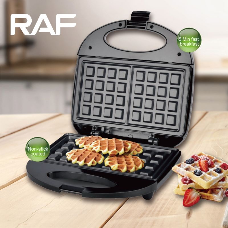 Haeger Electric Waffle Maker NonStick Breakfast Maker Mini Waffles