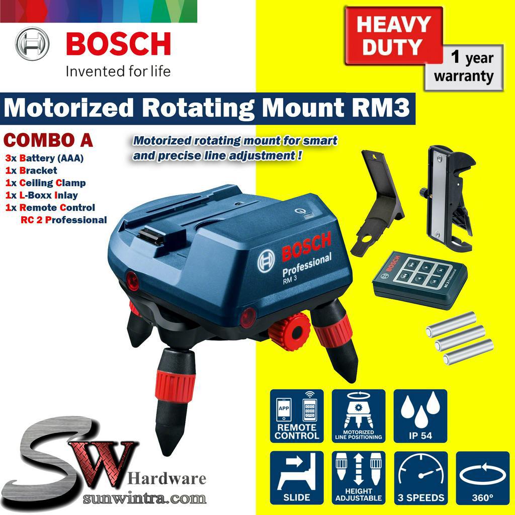 Bosch Motorized Rotating Mount Professional RM3 / RM 3 (Compatible GCL2 ...