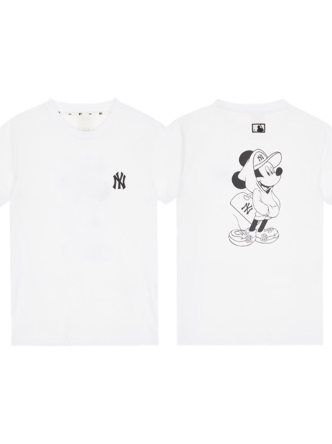 MLB x Disney - Overfit Short Sleeve T-Shirt - Mickey Mouse - PREORDER New York Yankees / L