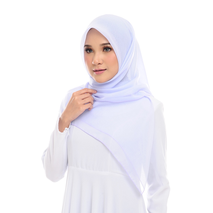 benang hijau instant shawl