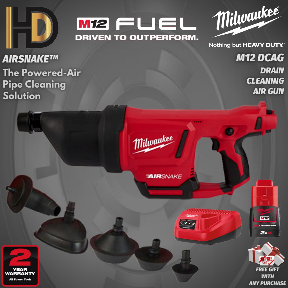 Milwaukee air drain cleaner hot sale