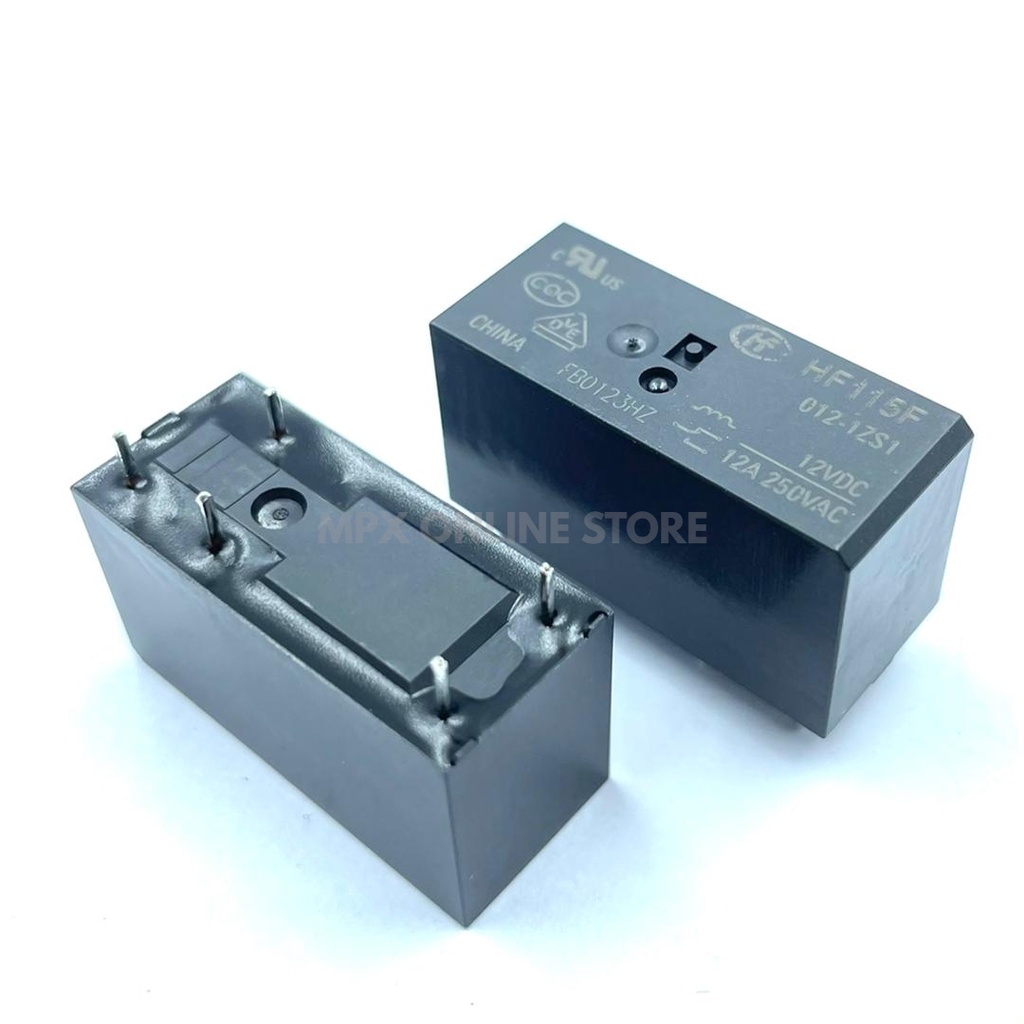 HF115F-DC12V HF115MF-DC24V 5P 12A 250VAC RELAY | Shopee Malaysia
